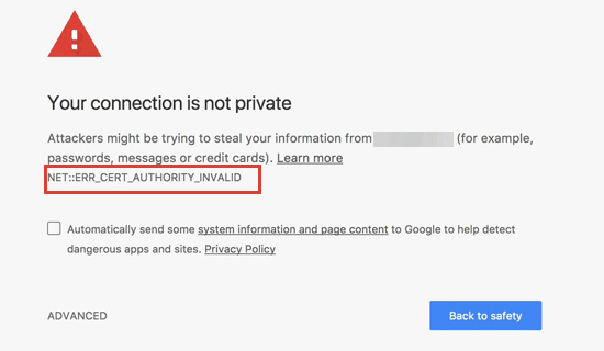 private page