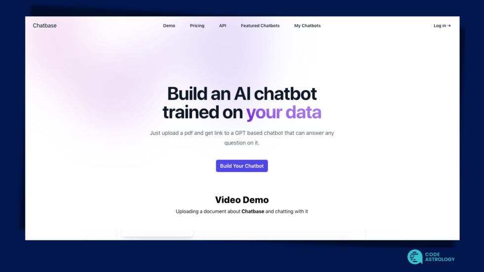 ChatBase bot as an alternative to ChatGPT