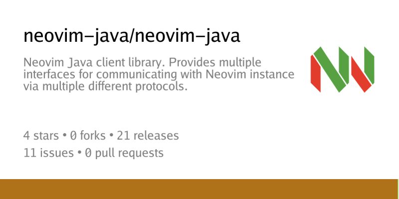 Github Fdinoff Neovim Java Client Java Wrapper For Neovim Message - Best Gradient Pictures in High Resolution