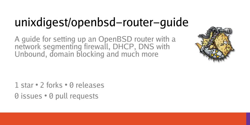 Unixdigest Openbsd Router Guide A Guide For Setting Up An Openbsd Router With A Network - High Resolution Minimal Wallpapers for Desktop
