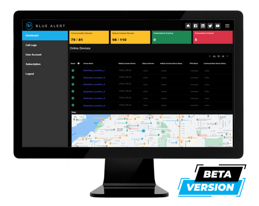 Blue Alert Home - Best Space Textures in Retina