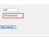 Check Leap Year In Visual Basic Codebun