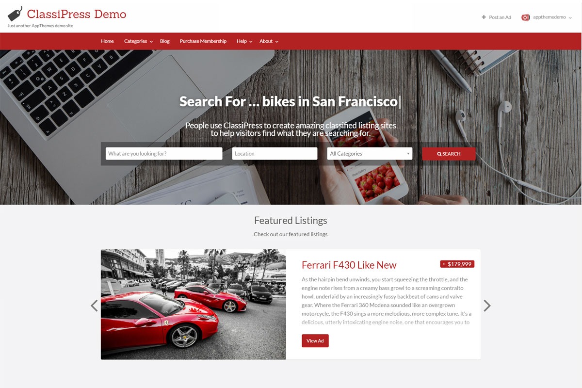 ClassiPress %E2%80%93 WordPress Classified Ads Theme Nulled