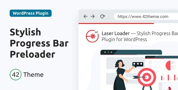 Laser Loader %E2%80%94 Stylish Progress Bar Preloader Nulled