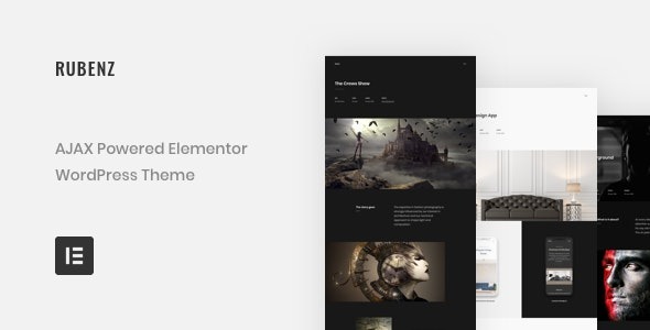 Rubenz %E2%80%93 Creative AJAX Elementor Theme Nulled