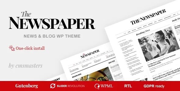 The Newspaper %E2%80%93 Magazine Editorial WordPress Theme