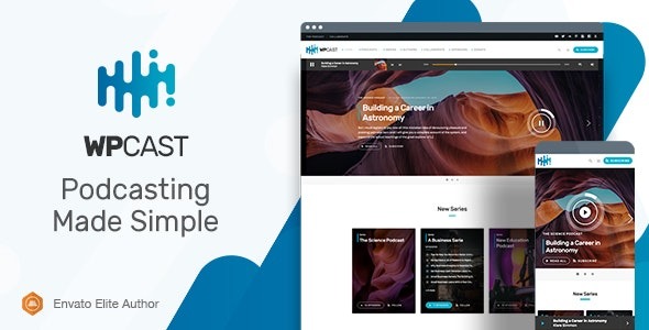 Wpcast %E2%80%93 Audio Podcast WordPress Theme Nulled