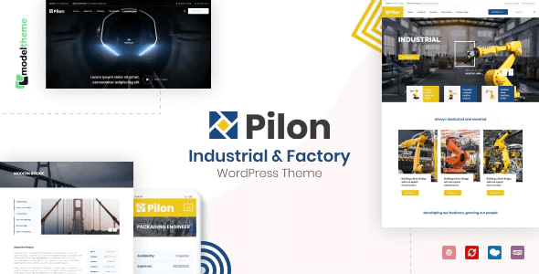 Pilon Industrial Factory WordPress Theme