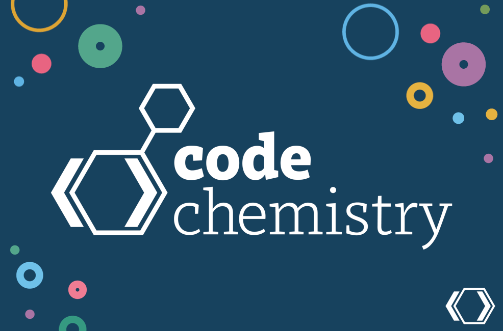 Code Chemistry logo surrounded by colourful bubble circles