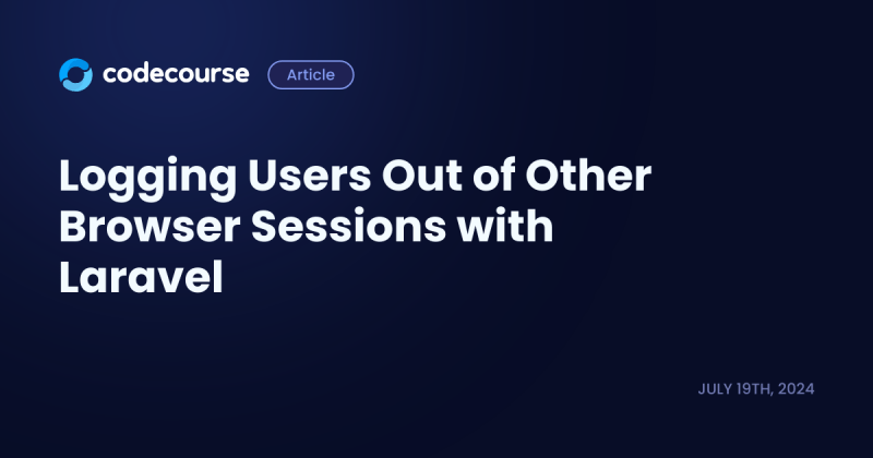 Invalidating Sessions On Other Devices On Laravel Step2dev - Download Modern Dark Photo | Desktop