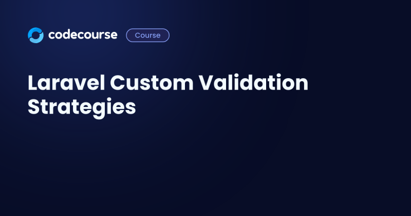 Laravel Custom Validation Strategies More Advanced Rule Objects 5 6 - Retina Colorful Textures for Desktop