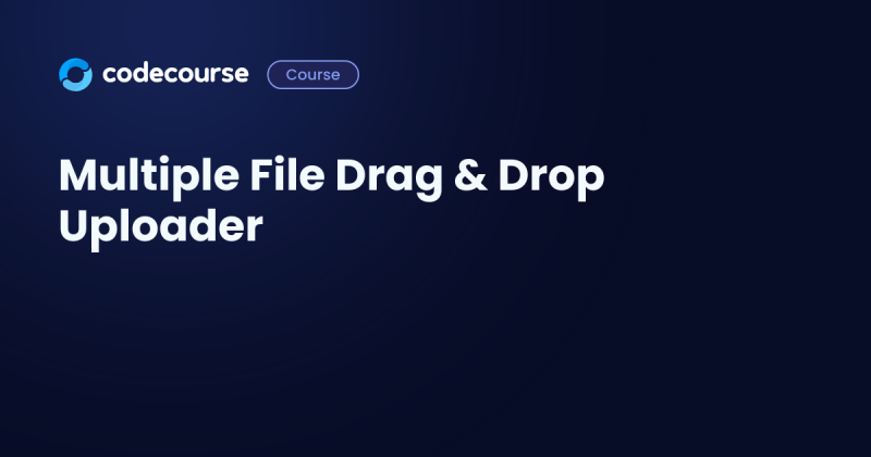 Multiple File Drag Drop Uploader - Download Ultra HD Dark Design | 4K