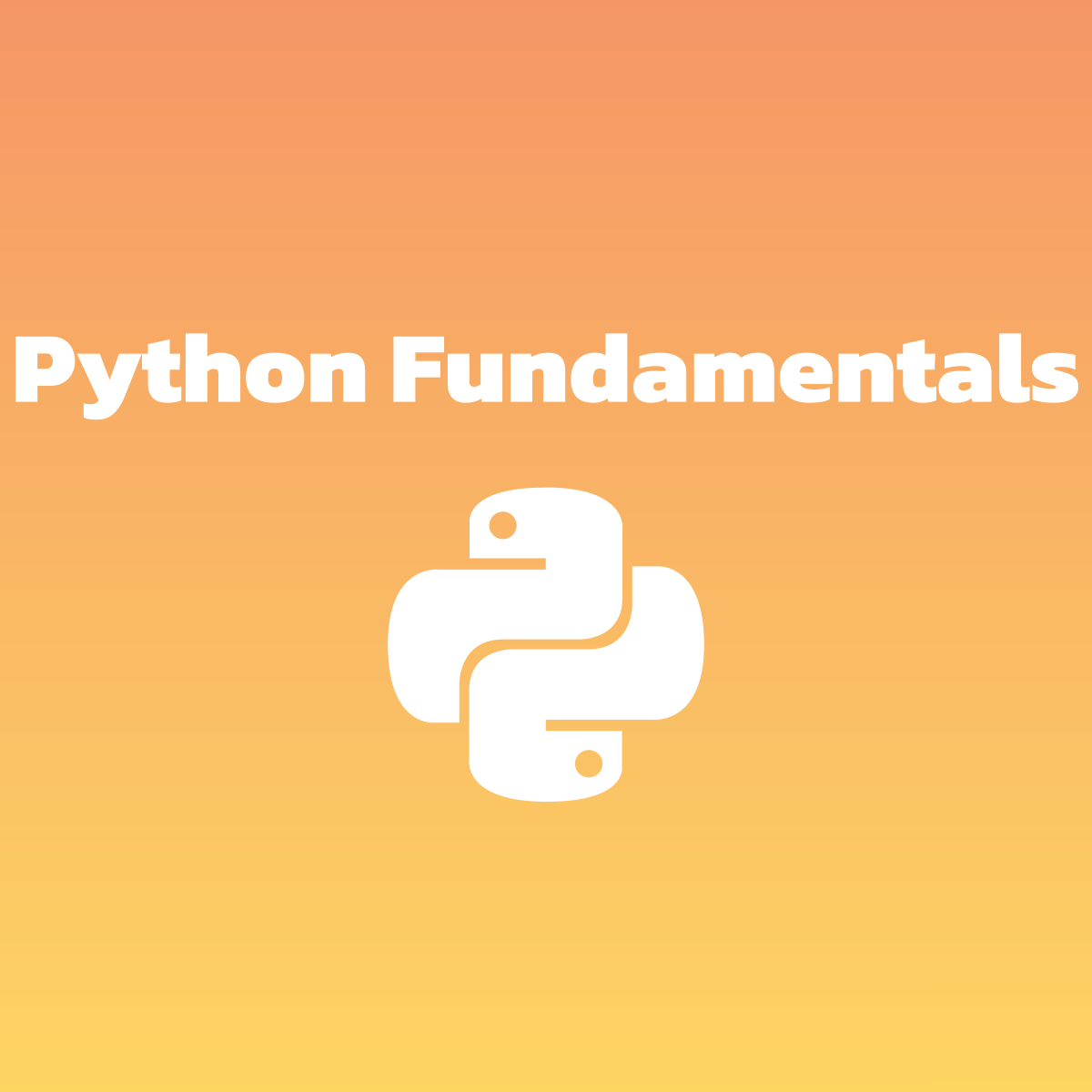 Python Fundamentals