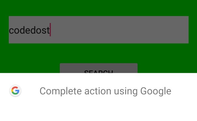 Android Program To Implement Implicit Intent | CODEDOST