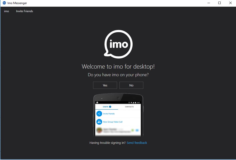 After Sign Out on IMO