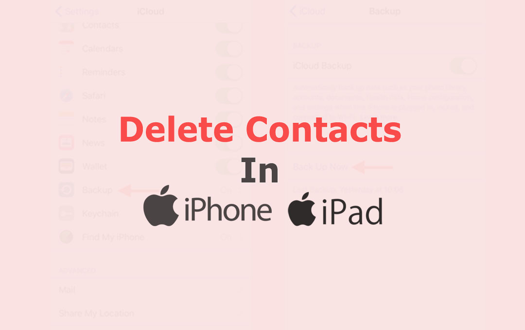 Delete Contacts on iPhone