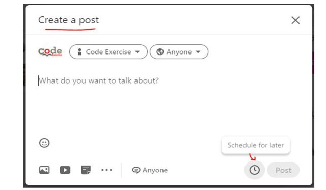 Schedule Posts on LinkedIn