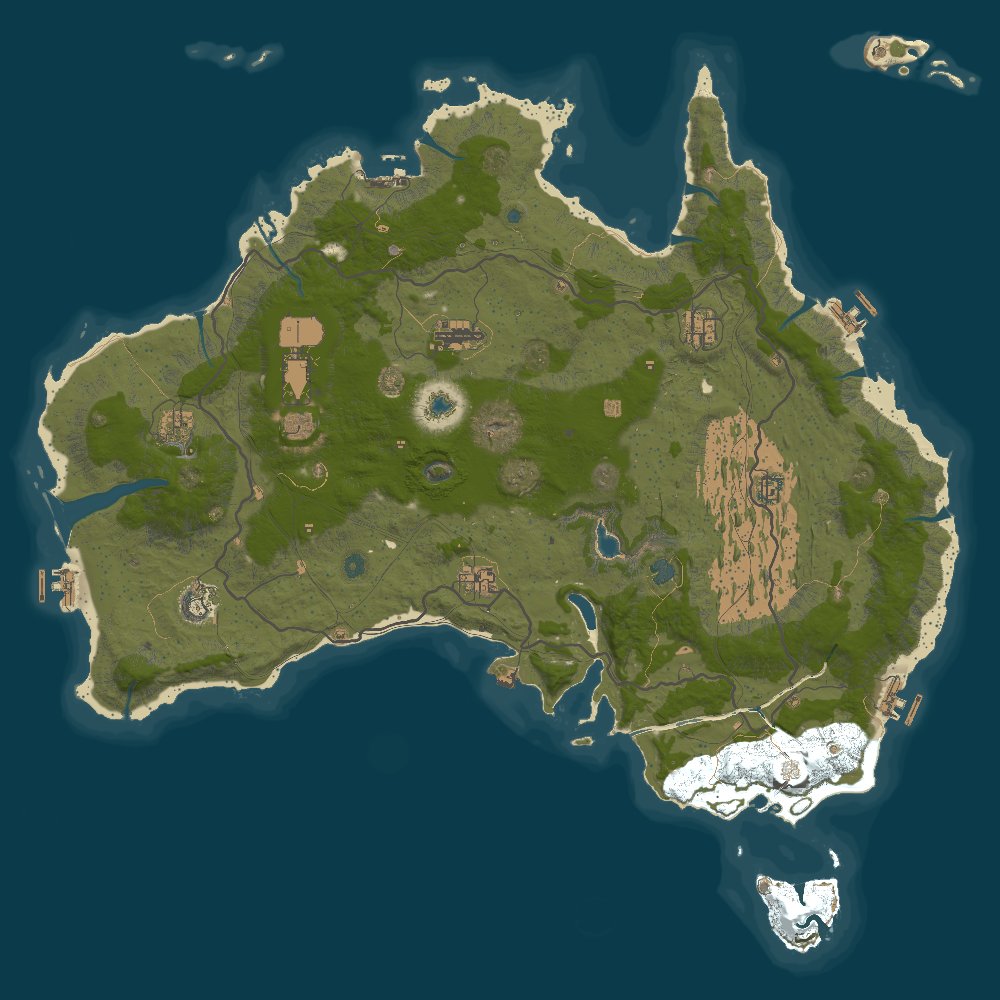 Australia Maps Codefling 3343 
