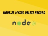 Nodejs Mysql Delete Record Codeforgeek