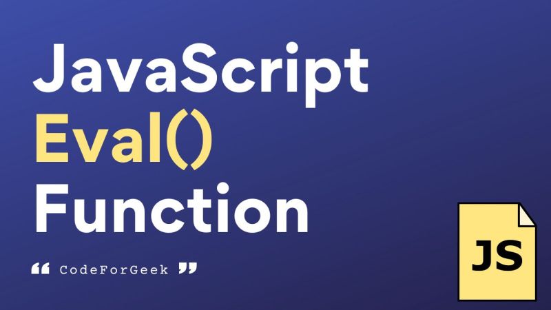 How To Use Eval In Javascript Syntax Examples And Security Risks - 8K Landscape Textures for Desktop