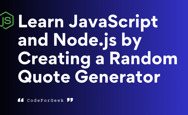 CodeForGeek - Programming Blog For Geeks