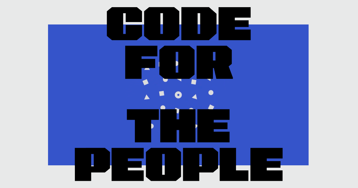 Code for the People key art