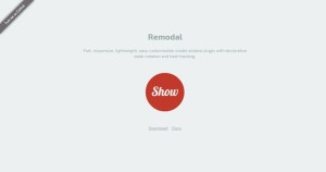 modal remodal notation customizable declarative plugin responsive tracking lightweight hash fast flat window state easy
