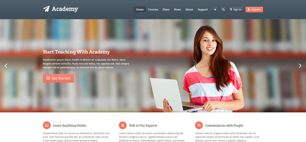 Acadamy Education Responsive Wordpress Theme - Abstract Backgrounds - Classic Full HD Collection