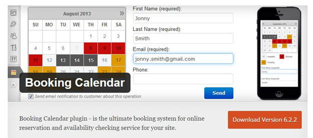 12 Free Wordpress Appointment And Booking Plugins Code Geekz - Minimal Arts - Professional Retina Collection
