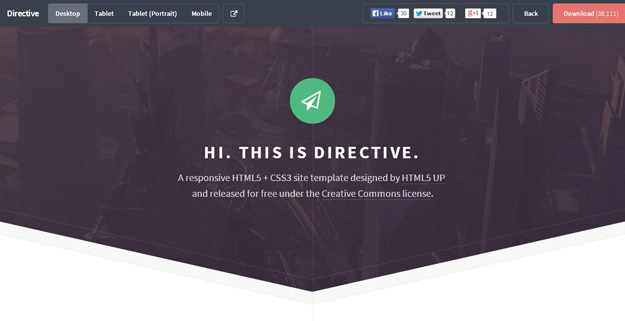 Github Html5up Nsm Templates Directive A Free Fully Responsive - Ultra HD Vintage Backgrounds for Desktop