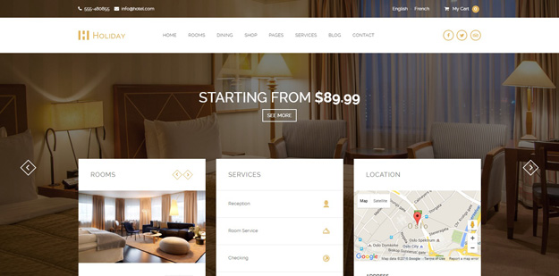 13 Best Hotel Wordpress Themes 2021 - Beautiful 8K Geometric Designs | Free Download