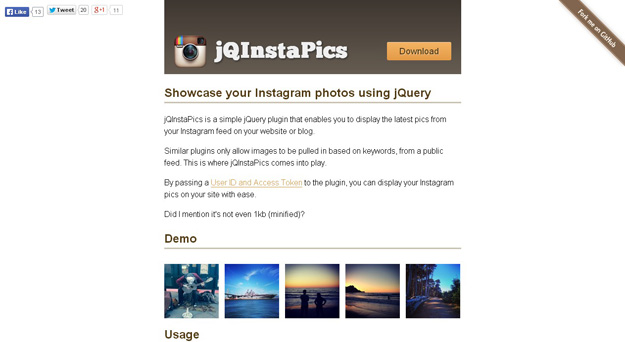 15 Best Jquery Instagram Plugins Code Geekz - Ultra HD Minimal Photos for Desktop