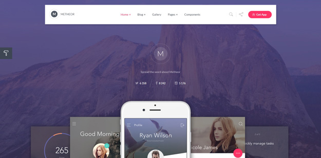 Best Technology Website Templates Code Geekz - Incredible Nature Pattern - Mobile