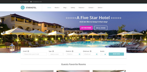 8 Best Hotel Wordpress Themes - Creative 8K Gradient Patterns | Free Download