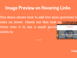 Display Link Preview On Hovering With Javascript Codegena
