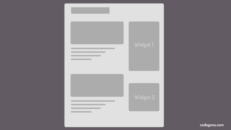 limit number of widgets on hompage