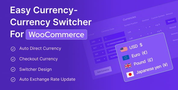 Easy Currency Switcher %E2%80%93 WooCommerce Multi Currency Plugin