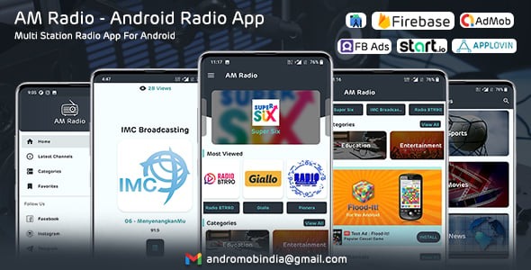 AM Radio Android Multiple Radio Channels App