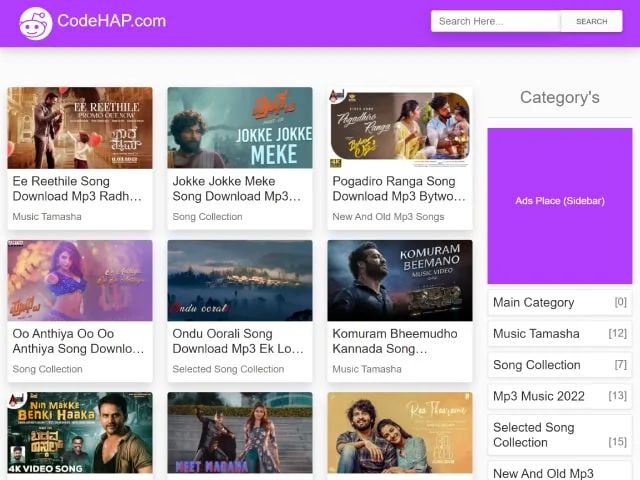 Mp3 Music Core Php Script With Admin Panel Codehap Com - Premium Colorful Pattern Gallery - Desktop