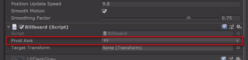  You would have noticed that the menu doesn't always face you when it tags along. We are going to fix that with Billboarding On the Inspector of the Menu, click on Add Component. Look for the script Billboard from the MRTK and attach it to the Menu. As easy as that. Let's build and deploy and try out this feature. Now you will see that the Menu will always face you when it tags along. This is because we pivoted it on the XY Axis through the Pivot Axis Inspector value. if you want to change this, you could change the value of the same