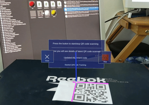 Json Hololens2 QRCode alignment