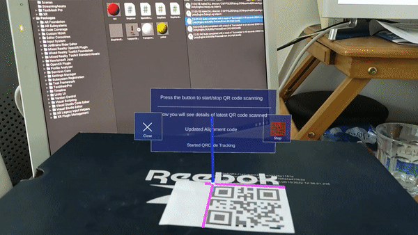 Reading JSON input with Hololens2 (Bonus: QR code alignment on a real-world object with Open XR and MRTK V2.8) Json Hololens2 QRCode alignment