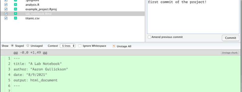 Making Your First Github R Project Code Horizons - Best Minimal Patterns in Desktop