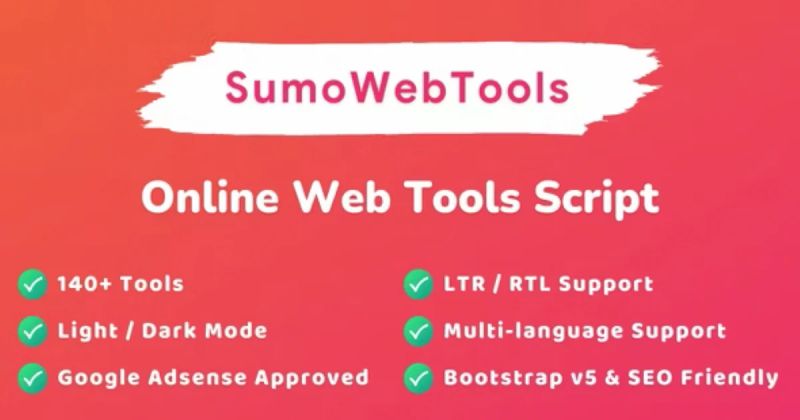 Sumowebtools Online Web Tools Script Premium Free Codeintra - Best Gradient Illustrations in Mobile
