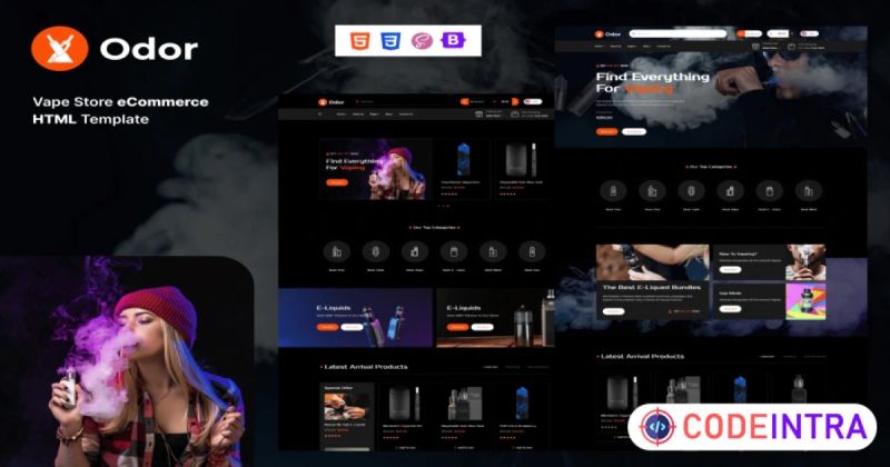 Ecommerce Html Template Codeintra - Premium Light Pattern Gallery - Ultra HD