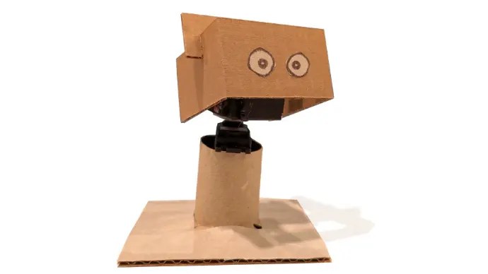 Tiny bot example - Cardboard robot