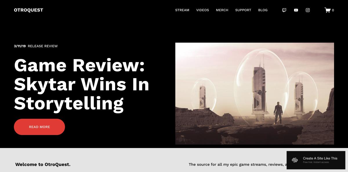 5 Best Gaming Website Builders 2026 Compared Codeless Squarespace 4 