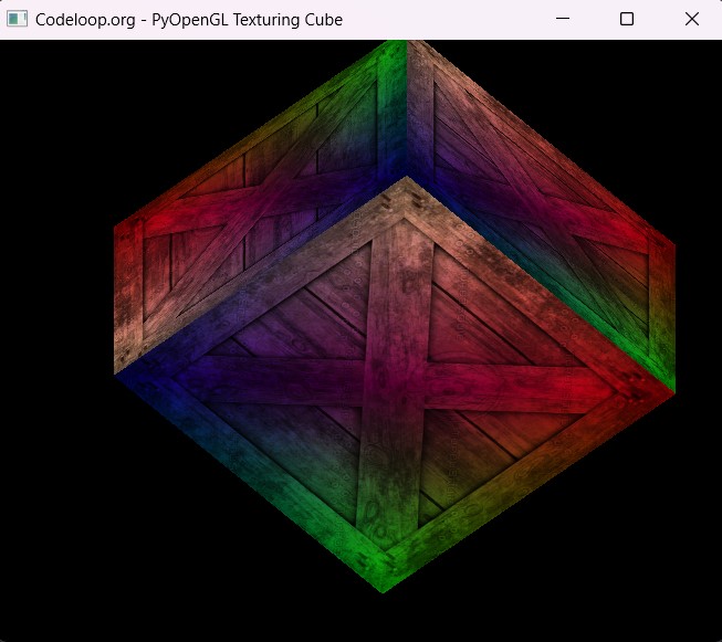 Python Modern Opengl Rotating The Cube Codeloop - Light Photos - Elegant Desktop Collection