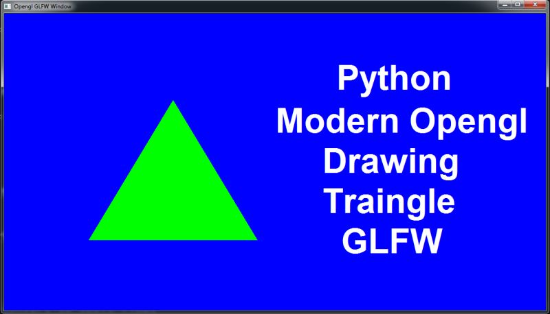 Python Rendering Triangle Using Pyimgui Pyopengl Glfw Stack Stack - Classic Mobile Ocean Photos | Free Download