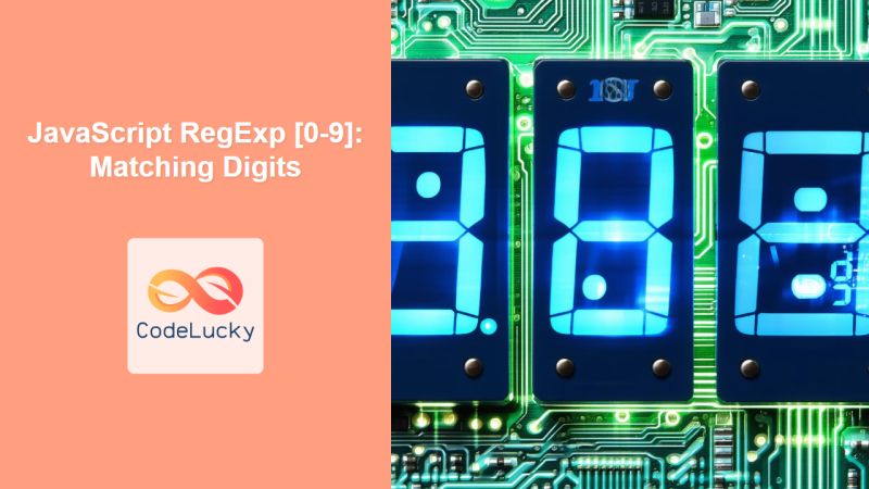 Javascript Regexp D Matching Digits Codelucky - Best Geometric Illustrations in HD